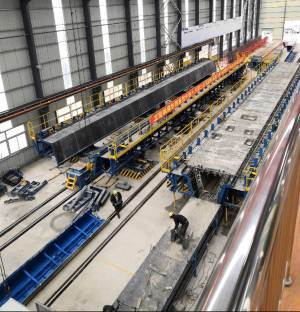 Линия для производства панелей быстровозводимых домов